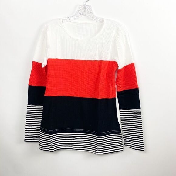 Boutique Color Block Long Sleeve Pullover Various sizes - Picture 10 of 10